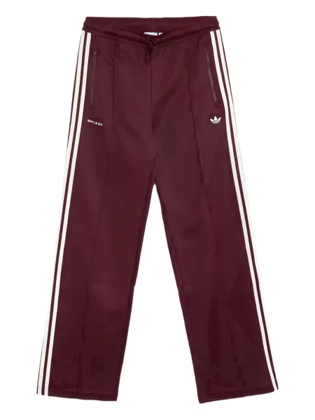 Polo Adidas w paski z dekoltem w serek czarne