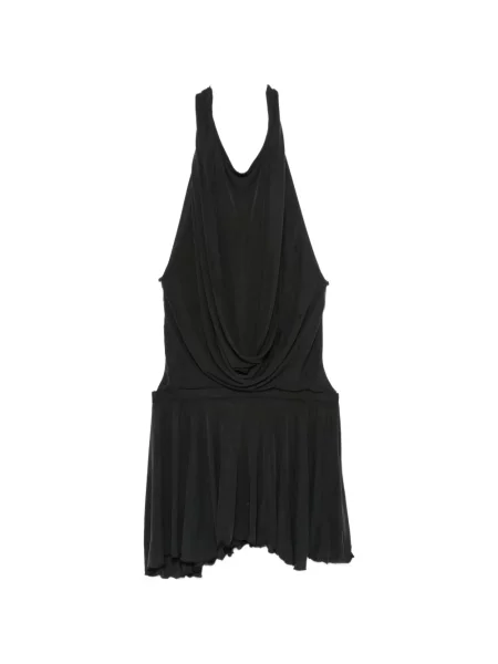 Rochie mini Aya Muse drapată negru