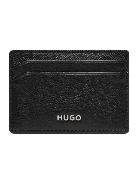 HUGO Zestaw etui na karty i brelok czarny