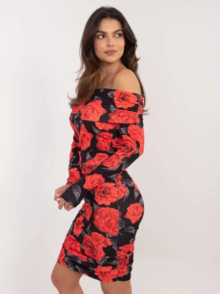 Rochie mini Fashionhunters scurtă de costum negru