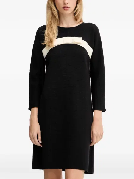 Rochie mini Luisa Spagnoli cu funde negru