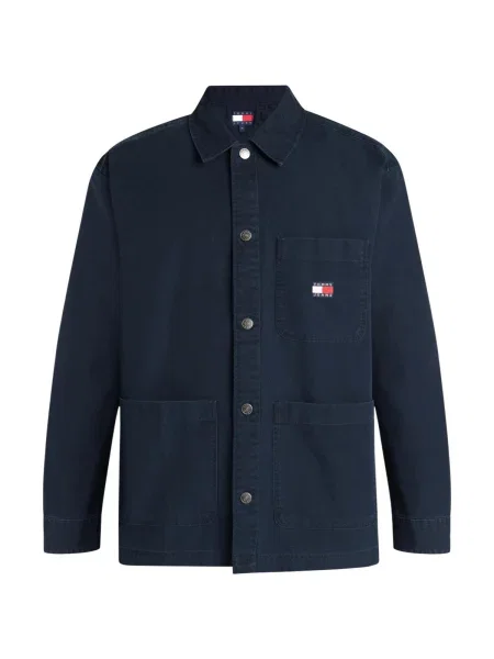 Tommy Jeans Přechodná bunda ESSENTIAL námořnická modř modrá