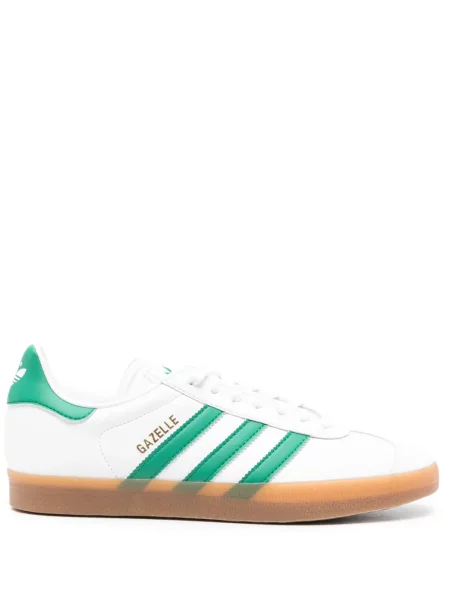 Sneakerși Adidas Gazelle cu dungi alb