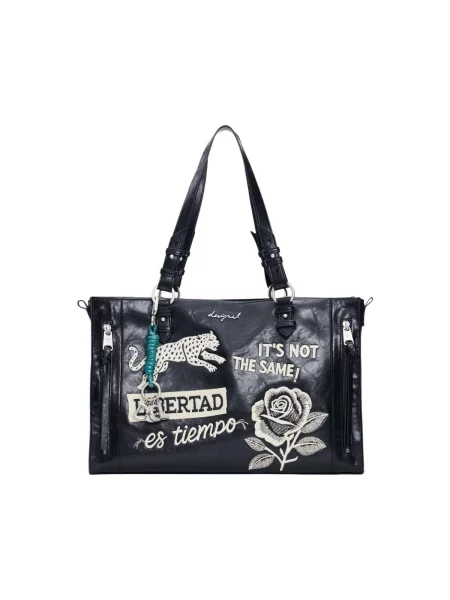 Desigual Geantă de umăr LIBERTAS LIENDO' negru