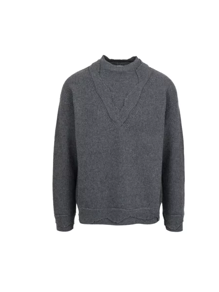 Sweter Laneus szary