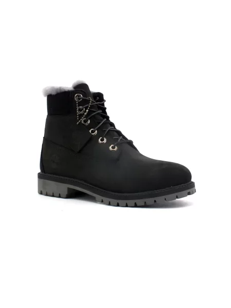 Botki Timberland skórzane czarne