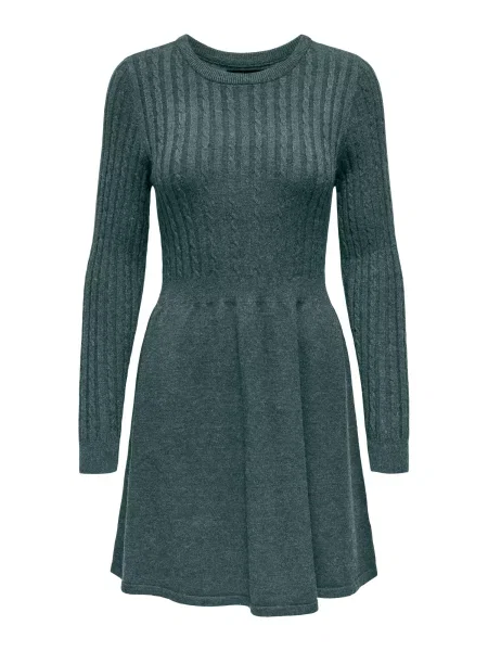 ONLY Rochie tricotat ONLFIA amestecat verde