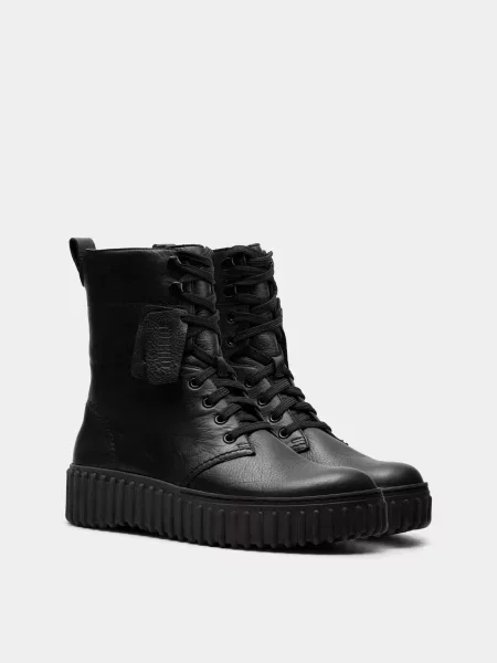 Шкіряні Черевики Clarks чорний