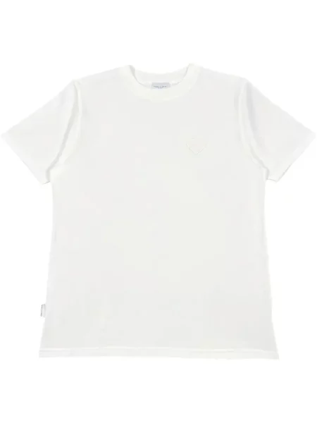 Tričko Family First s výšivkou bílé