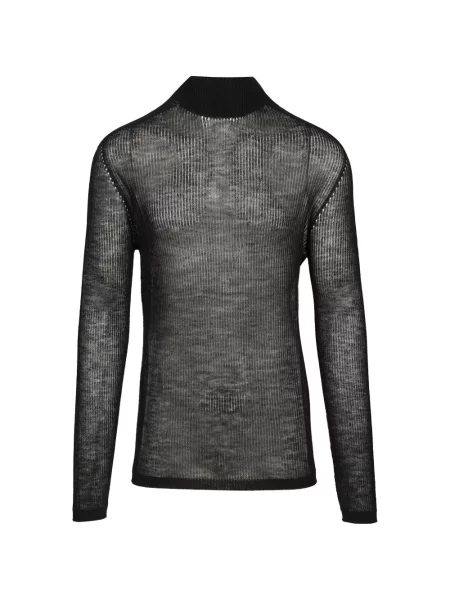 Pulover Rick Owens din cașmir negru