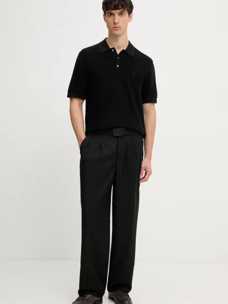 Calvin Klein Tricou polo negru