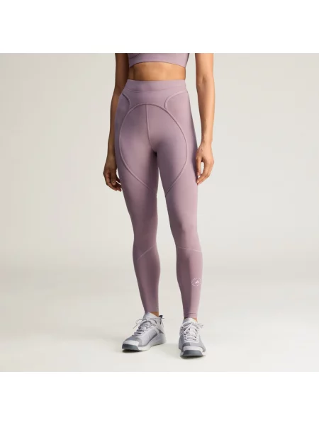 Długie legginsy Adidas fioletowe