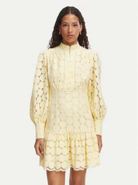 Bardot Rochie cocktail Remy deschis galben