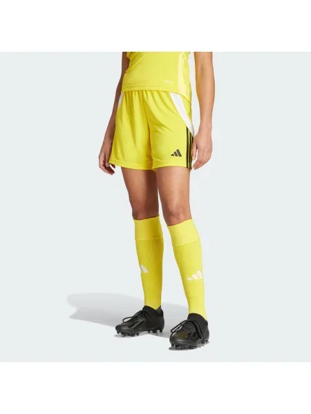 ADIDAS PERFORMANCE Športne hlače Tiro rumena / črna bela