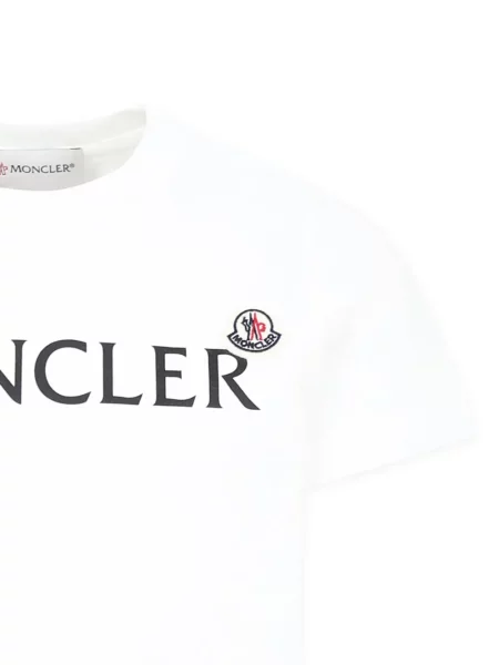 Koszulka dziecięca Moncler Enfant biała