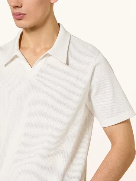 Chas Jerseyové Polo Tričko bílá