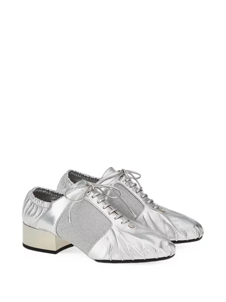 Šněrovací kožené baleríny Ferragamo