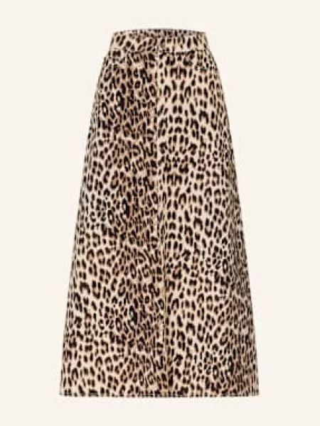 Mrs & Hugs Spódnica Jeansowa beige beżowa