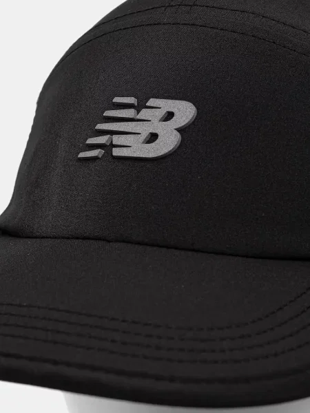 Czapka z daszkiem New Balance 5 Panel Performance Hat V puro czarny