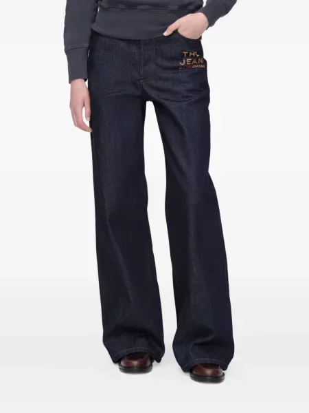 Blugi Marc Jacobs cu broderie albastru
