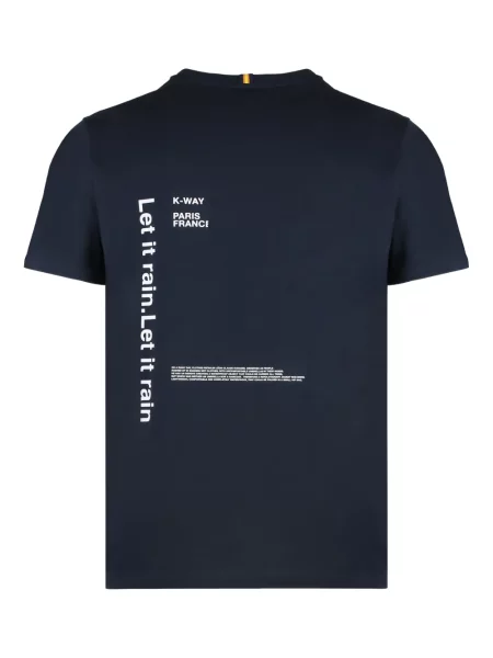 Tricou K-way albastru