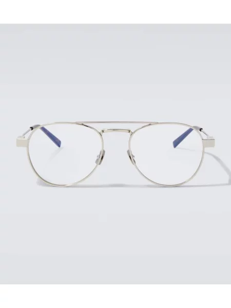 Ochelari de soare Saint Laurent argintiu