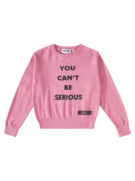 Πουλόβερ Moschino ροζ