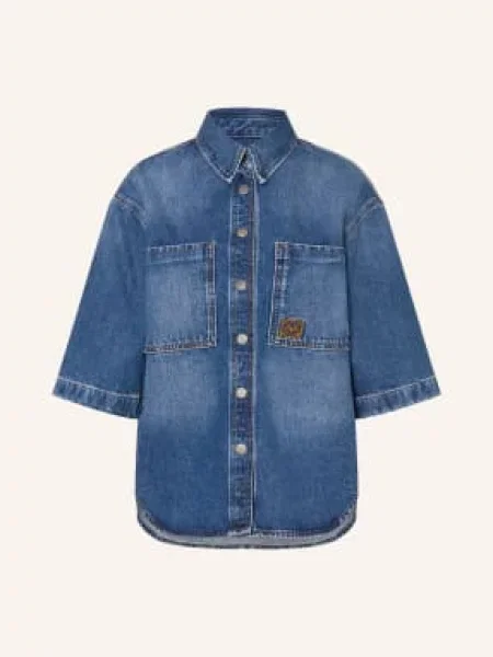 Heyanno Bluzka Jeansowa Mmhnote blau niebieska