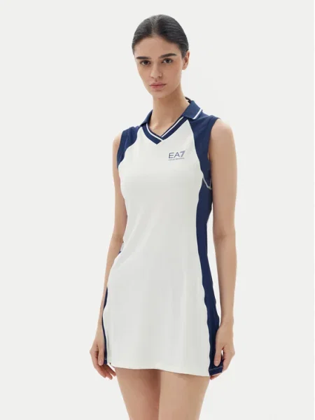 Emporio Armani Rochie tenis alb