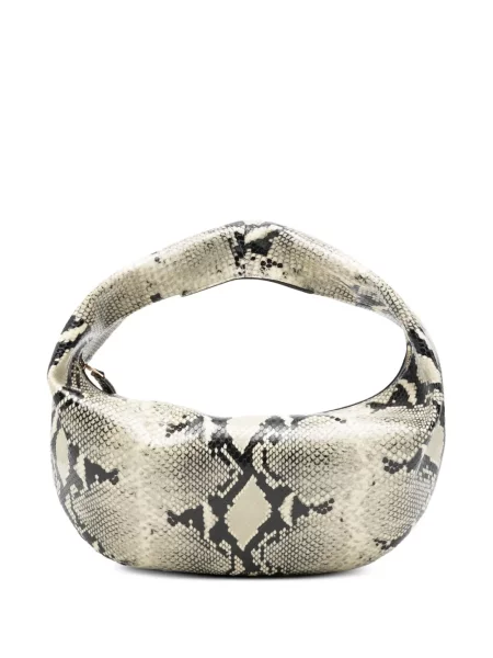 Torebka Khaite z nadrukiem w wężowy wzór czarna