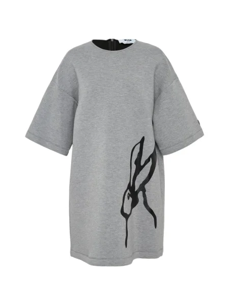 Rochie Msgm cu imagine de costum gri