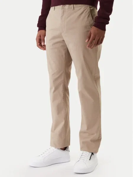 Tommy Hilfiger Pantaloni chino Denton Essential Straight Fit bej