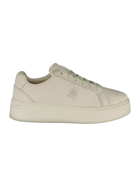 Sneakersy Tommy Hilfiger skórzane białe