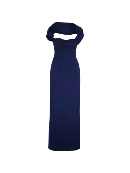 Rochie maxi Carolina Herrera albastru