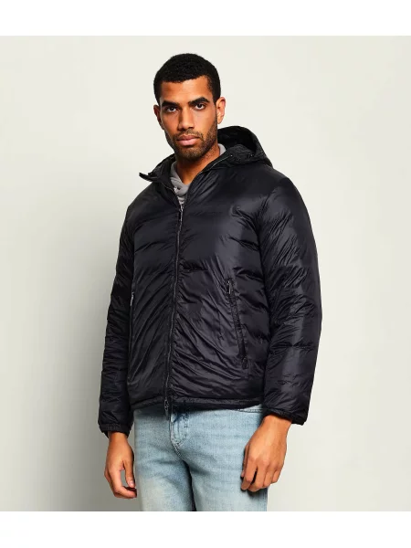 Emporio Armani De puf cu două fețe geacă negru