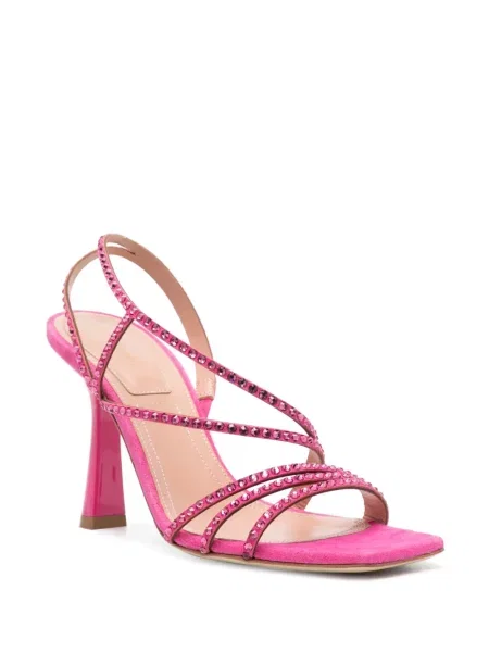 Sandale Alberta Ferretti din piele roz