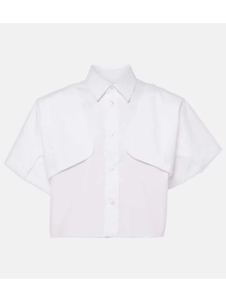 Cropp cămașă Mm6 Maison Margiela alb