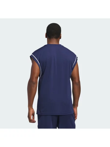 Koszulka adidas Basketball All-World Sleeveless Tank niebieska