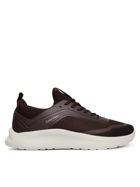 Sneakersy Calvin Klein hnědé