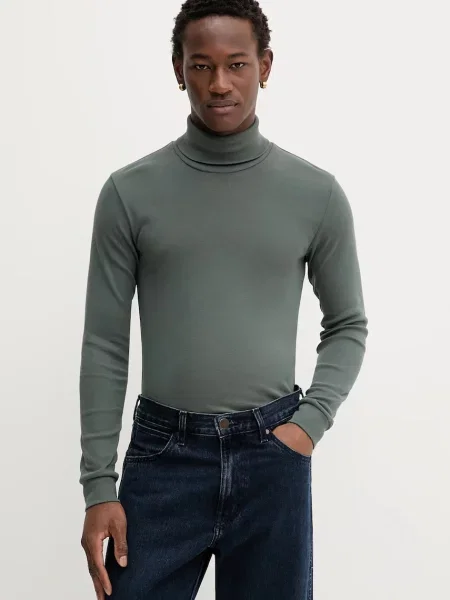 Tričko s dlouhým rukávem Marc O'Polo zelená