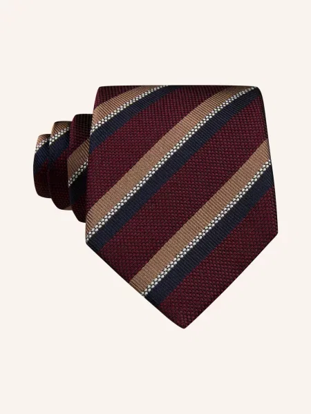 Joop! Krawat Tie rot granatowy