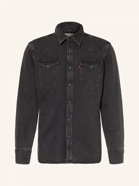 Levi's® Džínová Košile Barstow Standard Fit černá