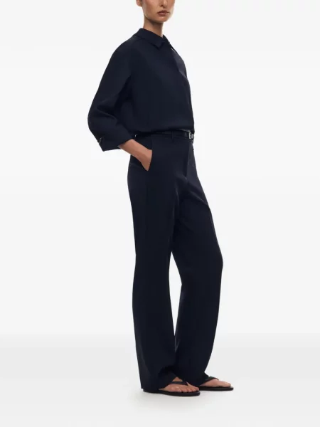 Pantaloni 12 Storeez de lână albastru