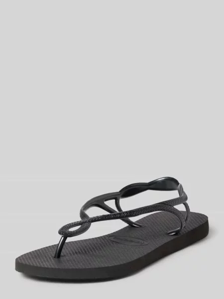 Sandały z detalem z logo Havaianas czarne
