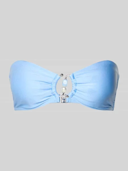 Góra od bikini z perłami model PALERMO' Seafolly niebieskie