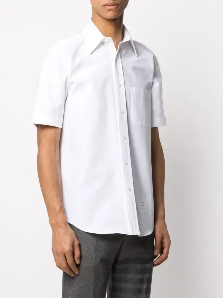 Cămașă Thom Browne din satin alb
