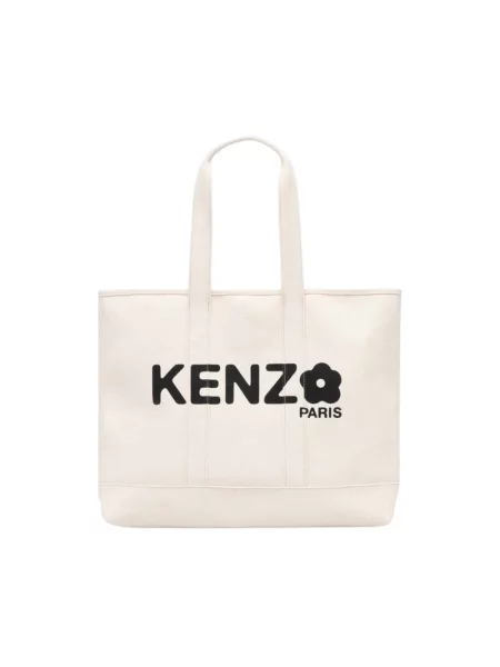 Kenzo torebka Utility Large Tote Bag beżowy