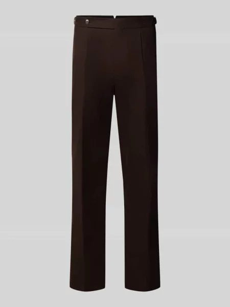 Krój tapered fit Wąskie spodnie z czystej bawełny model Boss