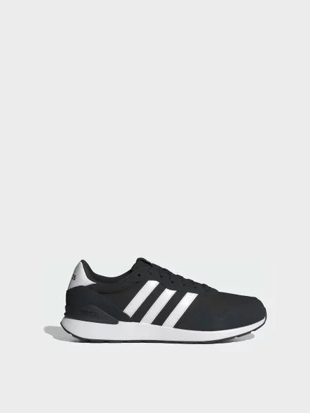 Кожаные кроссовки Adidas черные