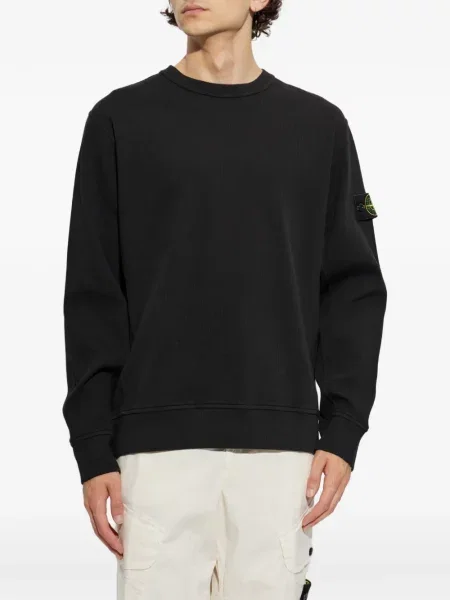 Pulover Stone Island cu strasuri negru